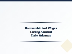 Recoverable Lost Wages for Arkansas Texting Accident Claims